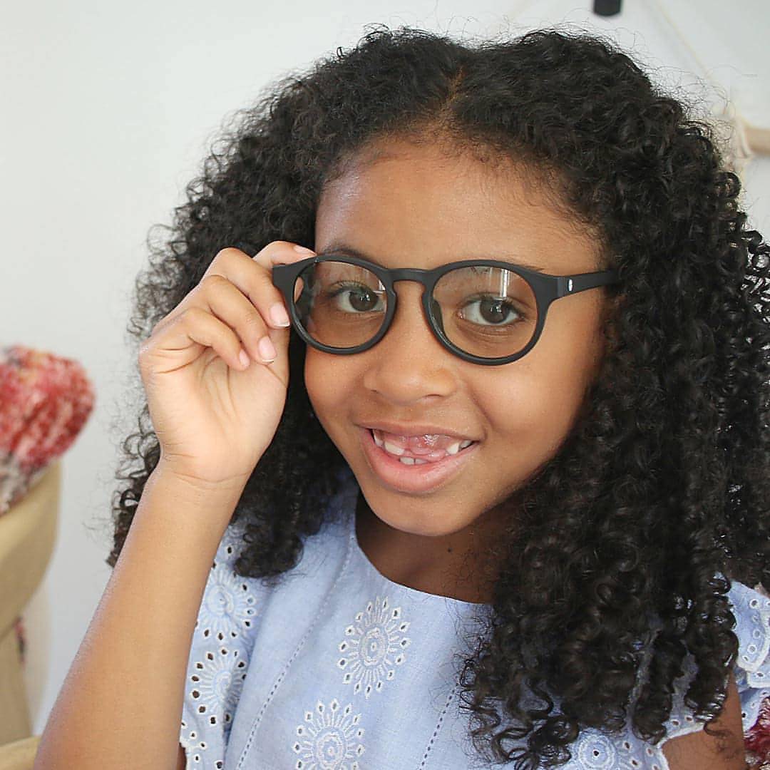 Babiators Blue Light Screen Saver Keyhole Glasses - Black Ops Black-Computer Glasses-Black Ops Black-3-5y (Classic) | Babiators UK