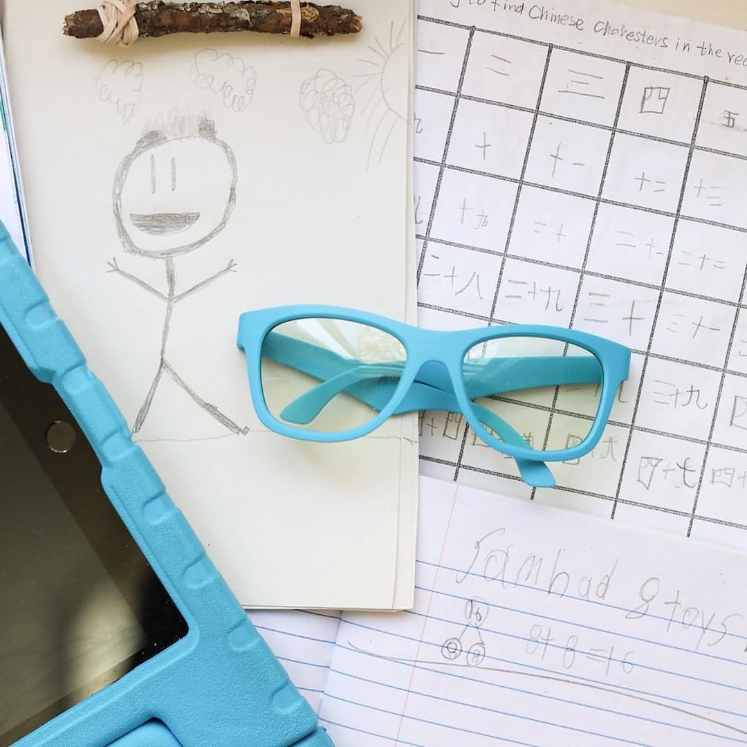 Babiators Blue Light Screen Saver Navigator Glasses - Blue Crush-Computer Glasses-Blue Crush-3-5y (Classic) | Babiators UK