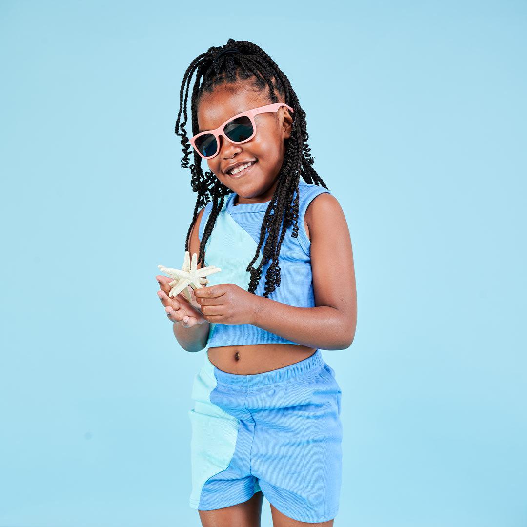 Babiators Eco Original Navigator Sunglasses - Seashell Pink-Sunglasses-Seashell Pink-0-2y-Babiators UK