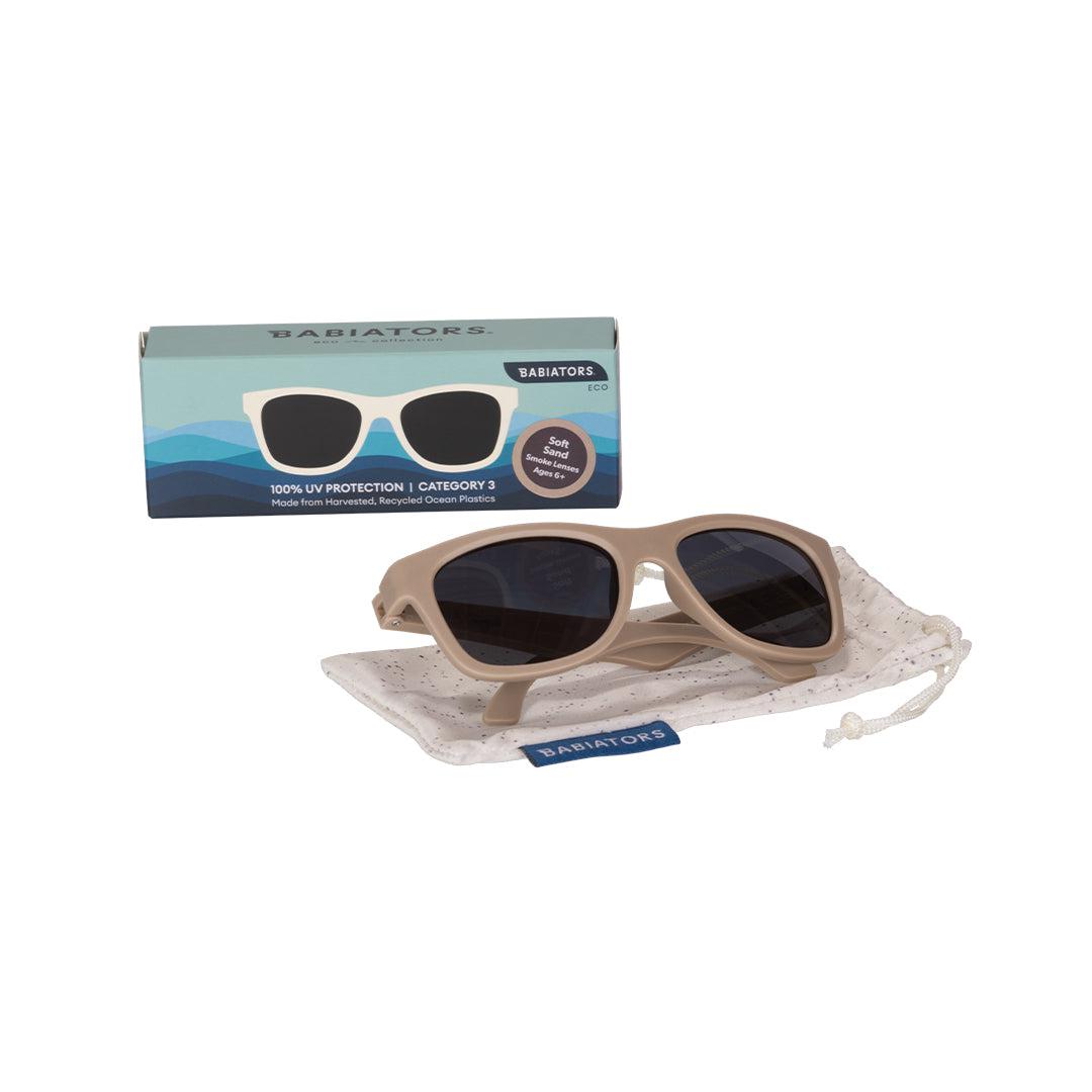 Babiators Eco Original Navigator Sunglasses - Soft Sand-Sunglasses-Soft Sand-0-2y-Babiators UK