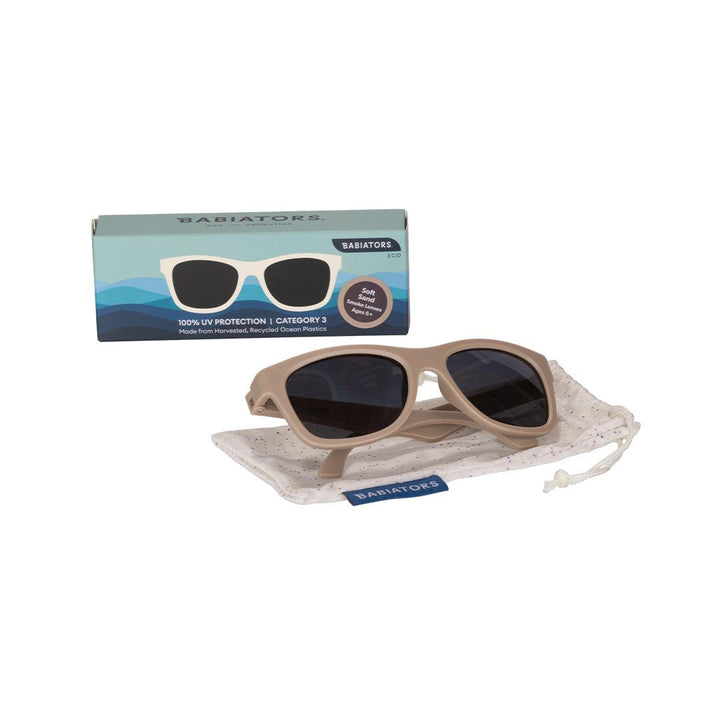 Babiators Eco Original Navigator Sunglasses - Soft Sand-Sunglasses-Soft Sand-0-2y-Babiators UK