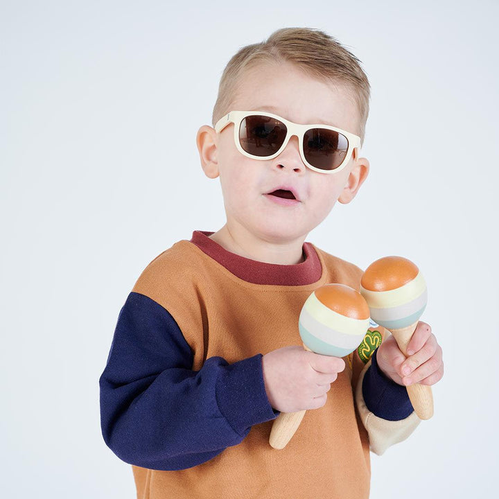 Babiators Original Navigator Sunglasses - Sweet Cream-Sunglasses-Sweet Cream-0-2y-Babiators UK