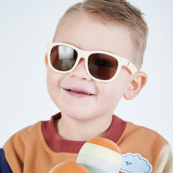 Babiators Original Navigator Sunglasses - Sweet Cream-Sunglasses-Sweet Cream-0-2y-Babiators UK