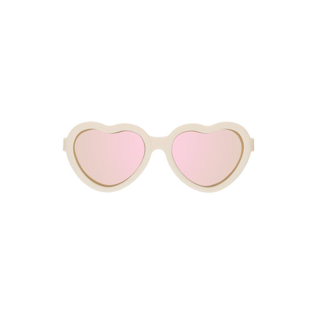 Babiators Polarised Heart Sunglasses - Sweet Cream-Sunglasses-Sweet Cream-0-2y (Junior) | Babiators UK