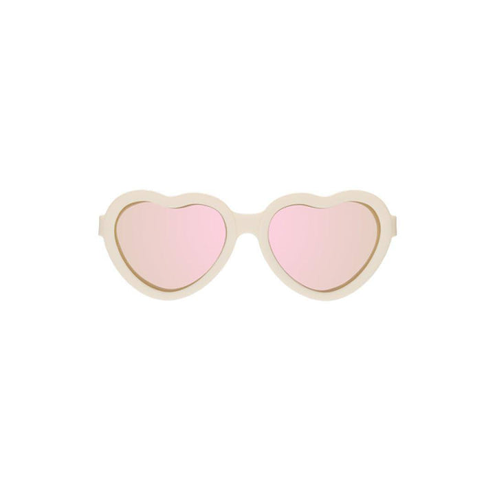 Babiators Polarised Heart Sunglasses - Sweet Cream-Sunglasses-Sweet Cream-0-2y (Junior) | Babiators UK