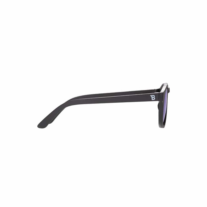 Babiators Polarised Keyhole Sunglasses - Jet Black-Sunglasses-Jet Black-0-2y (Junior) | Babiators UK