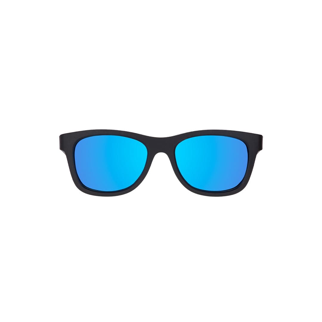 Babiators Polarised Navigator Sunglasses - Jet Black-Sunglasses-Jet Black-0-2y (Junior) | Babiators UK
