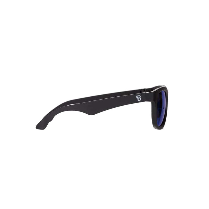 Babiators Polarised Navigator Sunglasses - Jet Black-Sunglasses-Jet Black-0-2y (Junior) | Babiators UK