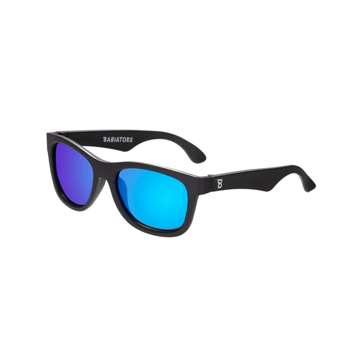 Babiators Polarised Navigator Sunglasses - Jet Black-Sunglasses-Jet Black-0-2y (Junior) | Babiators UK