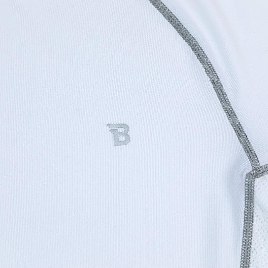 Babiators UV Shirt - White/Grey-Tops-White/Grey-18-24m | Babiators UK