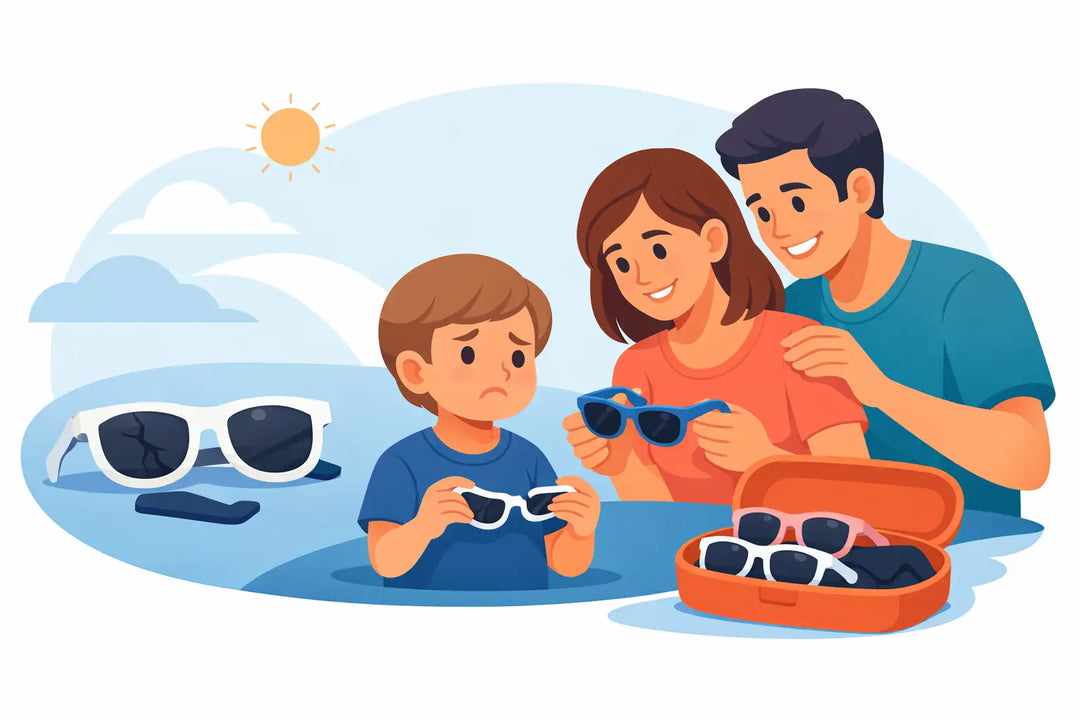 Parents Replacing Broken Kids Sunglasses