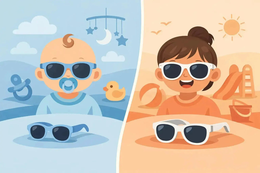 Baby Sunglasses vs Toddler Sunglasses: Fit Guide