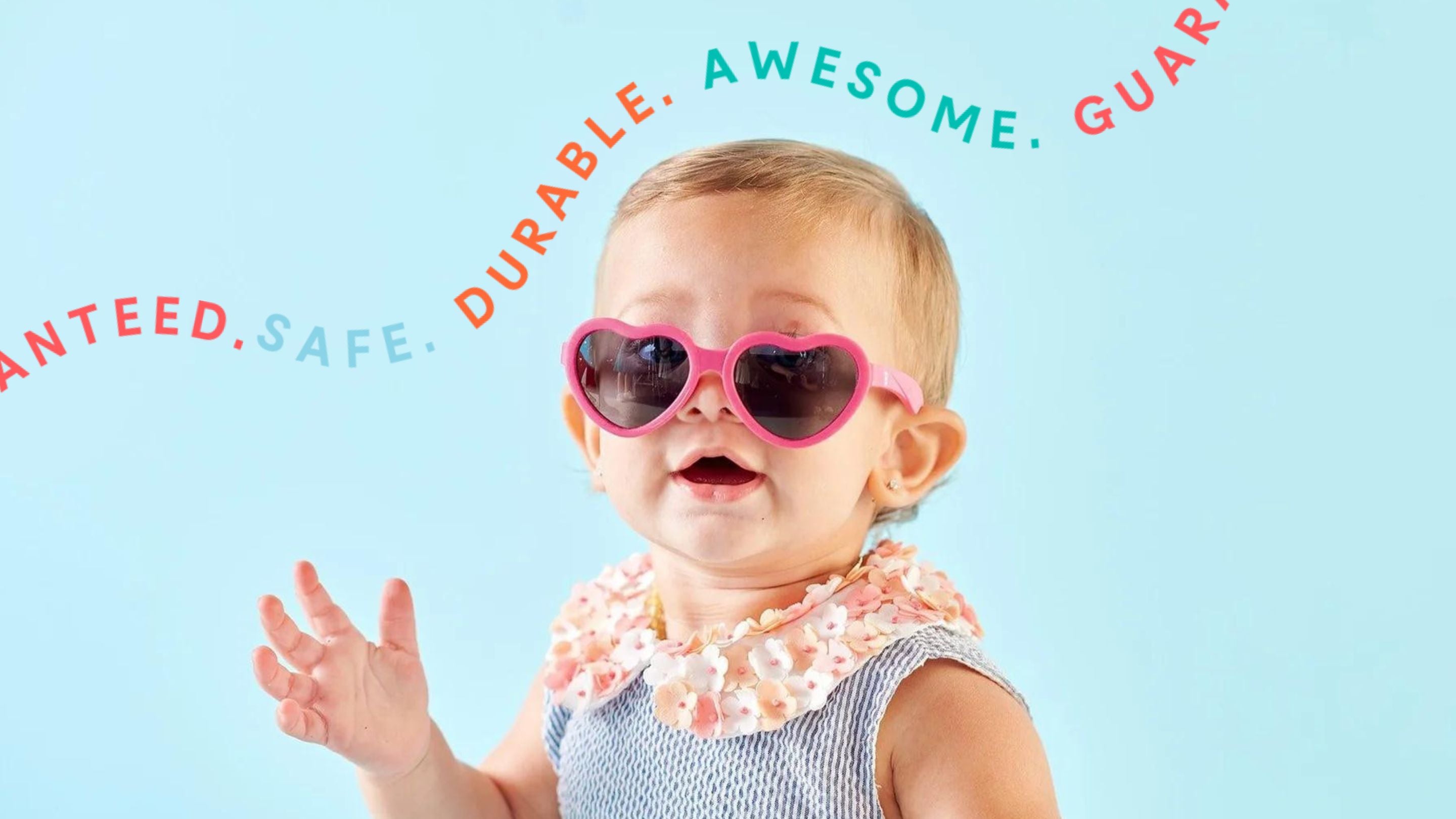 Baby discount sunglasses safe