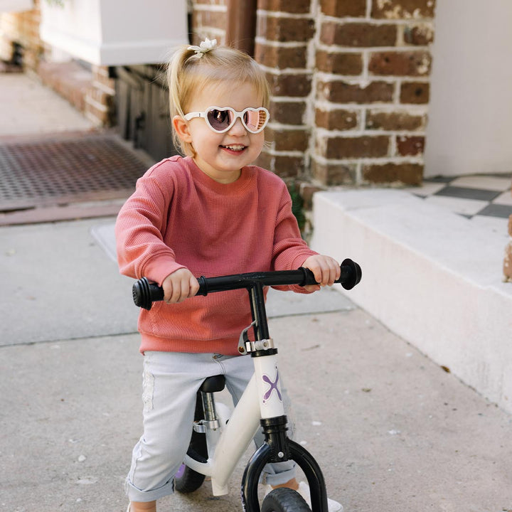 Babiators Polarised Heart Sunglasses - Sweet Cream-Sunglasses-810110120204 | Babiators UK