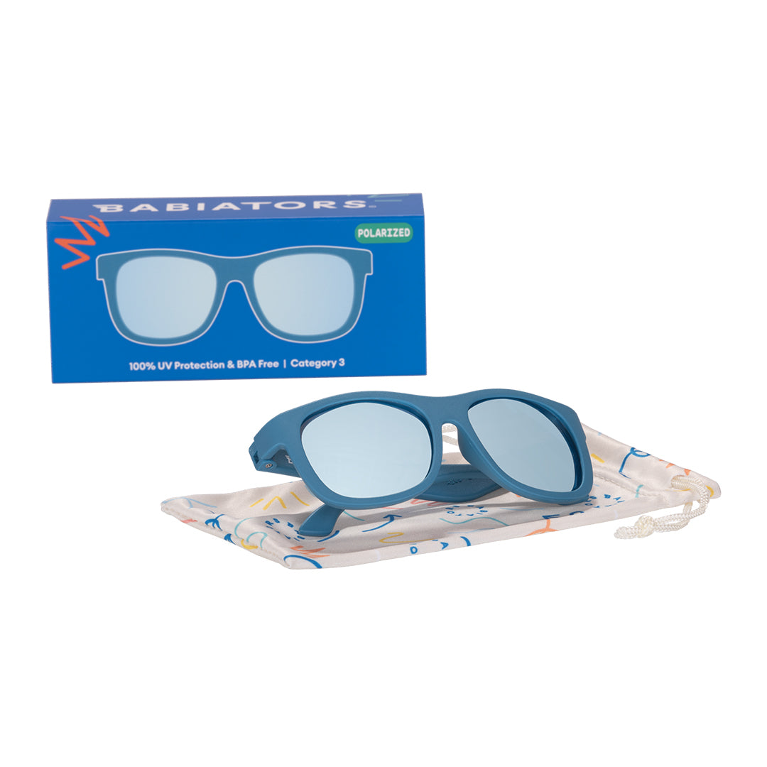 Babiators Polarised Navigator Sunglasses - Midnight Blue