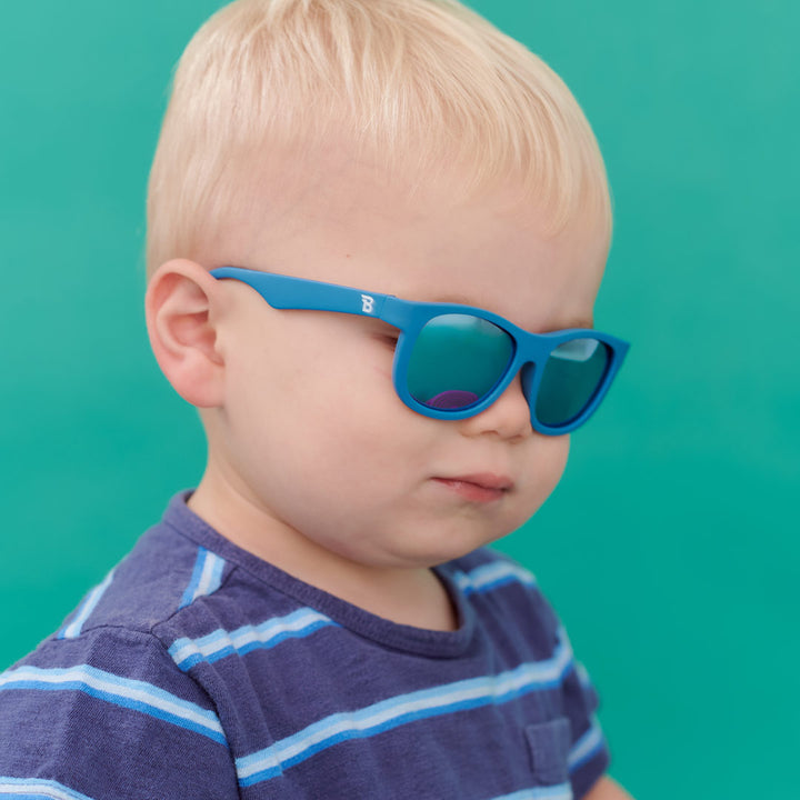 Babiators Polarised Navigator Sunglasses - Midnight Blue