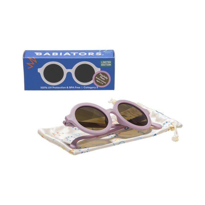 Babiators Original Euro Round Sunglasses - Playfully Plum-Sunglasses-Playfully Plum-0-2y (Junior) | Babiators UK
