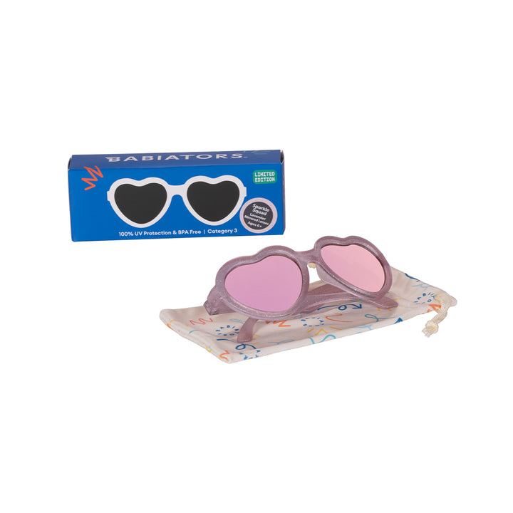 Babiators Original Heart Sunglasses - Sparkle Squad-Sunglasses-Sparkle Squad-0-2y-Babiators UK