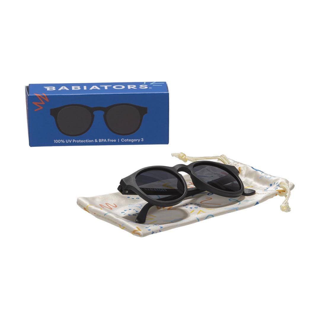 Babiators Original Keyhole Sunglasses - Jet Black-Sunglasses-Jet Black-0-2y (Junior) | Babiators UK