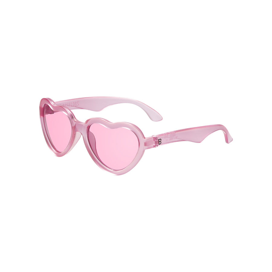 Babiators Original Mirrored Heart Sunglasses - Fuchsia Haze