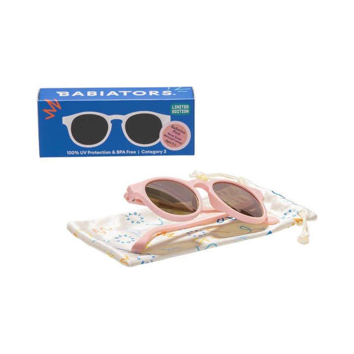 Babiators Original Mirrored Keyhole Sunglasses - Ballerina Pink-Sunglasses-Ballerina Pink-0-2y (Junior) | Babiators UK