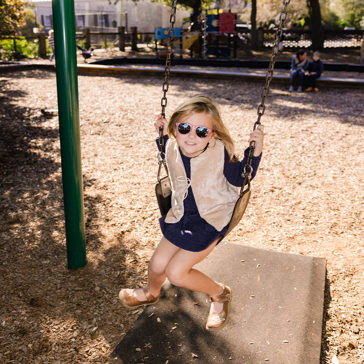 Babiators Original Mirrored Keyhole Sunglasses - Fuchsia Haze