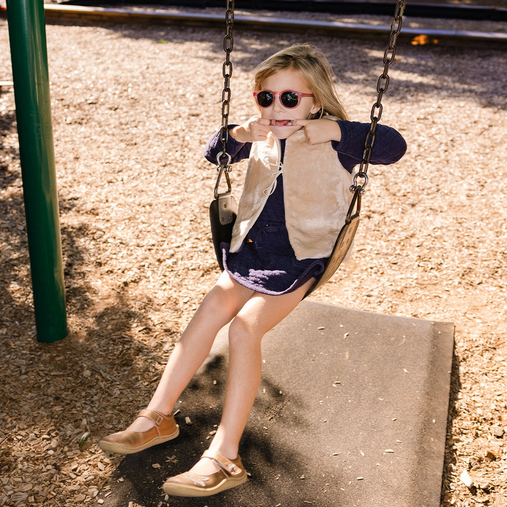 Babiators Original Mirrored Keyhole Sunglasses - Fuchsia Haze