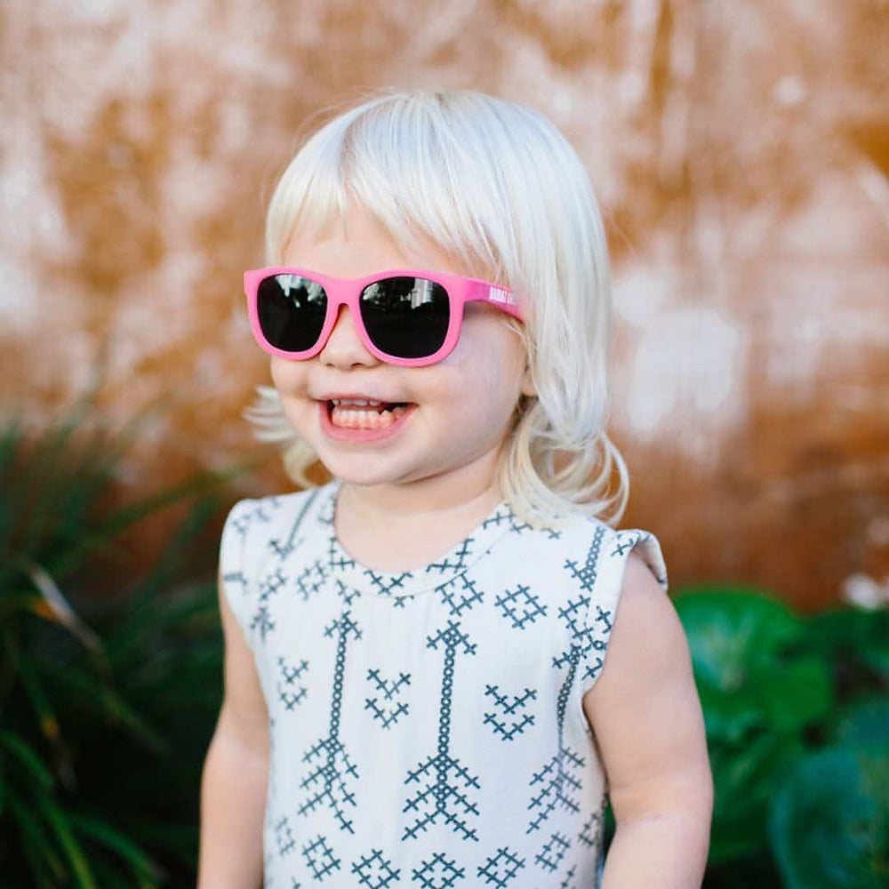 Babiators Original Navigator Sunglasses - Think Pink (2023)-Sunglasses-Think Pink-0-2y (Junior) | Babiators UK