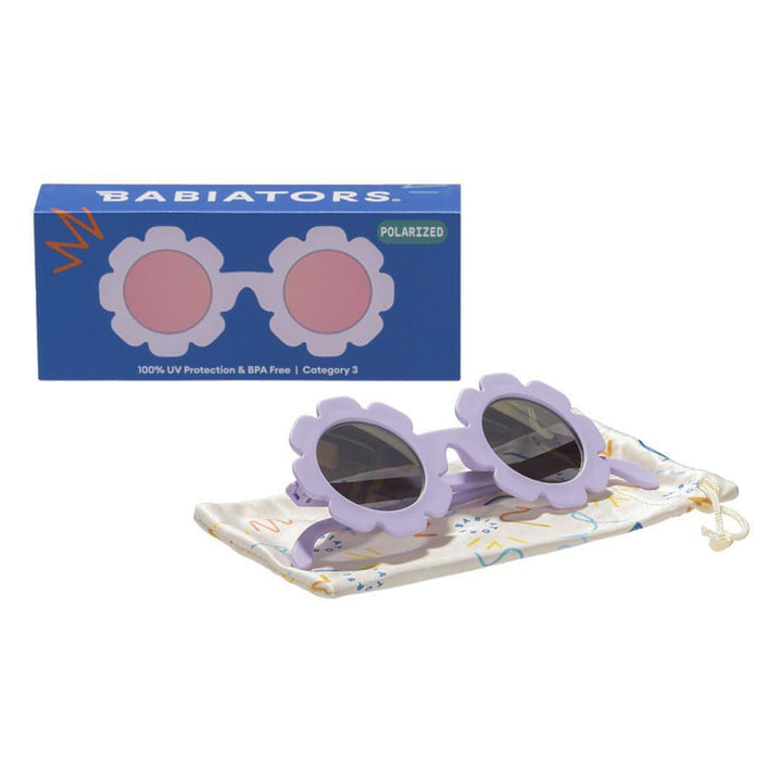 Babiators Polarised Flower Sunglasses - Irresistible Iris-Sunglasses-Irresistible Iris-0-2y (Junior) | Babiators UK