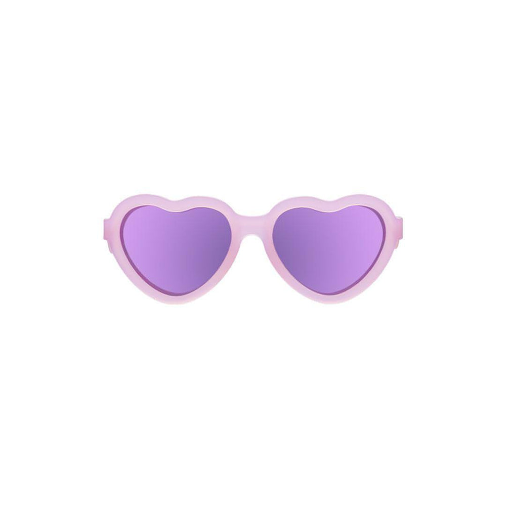 Babiators Polarised Heart Sunglasses - Frosted Pink-Sunglasses-Frosted Pink-0-2y (Junior) | Babiators UK