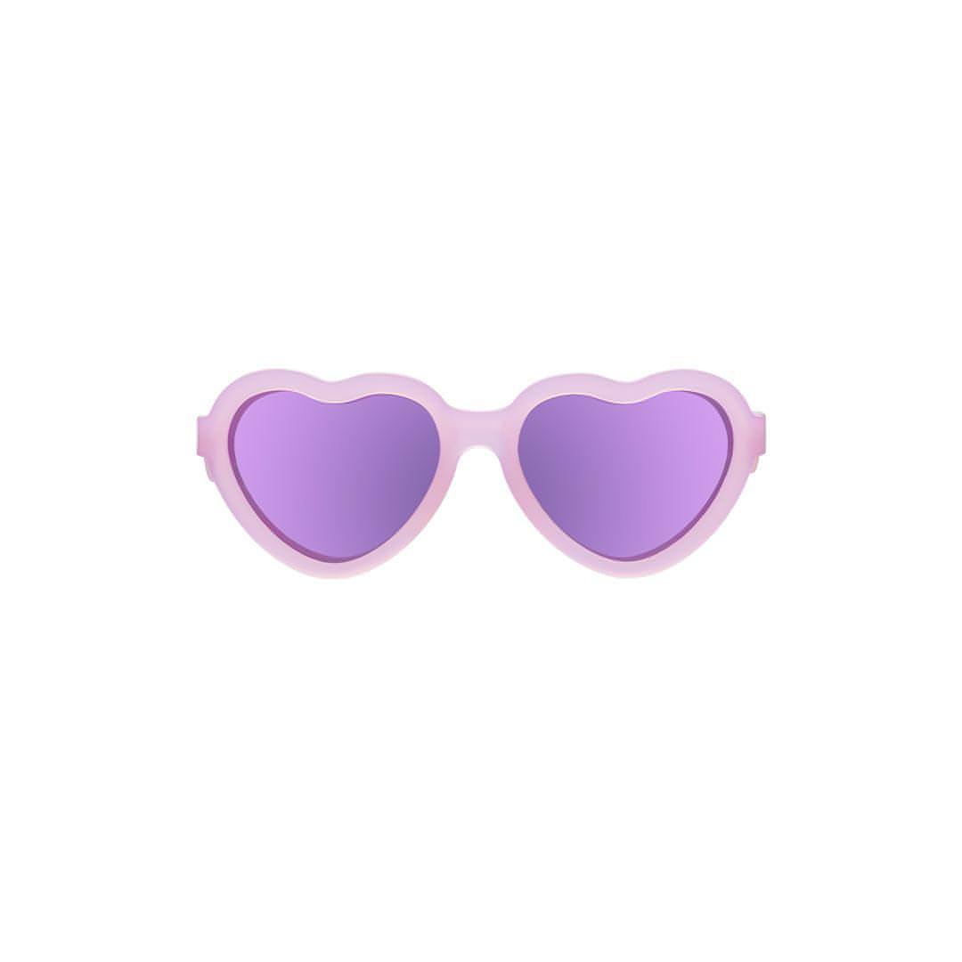 Babiators Polarised Heart Sunglasses - Frosted Pink-Sunglasses-Frosted Pink-0-2y (Junior) | Babiators UK