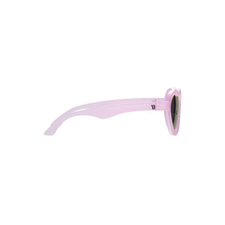 Babiators Polarised Heart Sunglasses - Frosted Pink-Sunglasses-Frosted Pink-0-2y (Junior) | Babiators UK