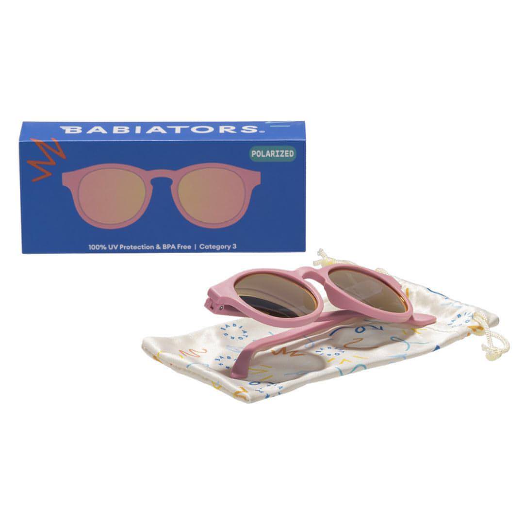 Babiators Polarised Keyhole Sunglasses - Pretty In Pink-Sunglasses-Pretty In Pink-0-2y (Junior) | Babiators UK