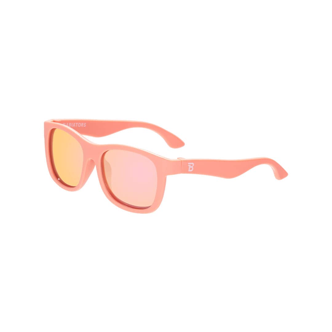 Babiators Polarised Navigator Sunglasses - Perfectly Papaya-Sunglasses-Perfectly Papaya-0-2y (Junior) | Babiators UK