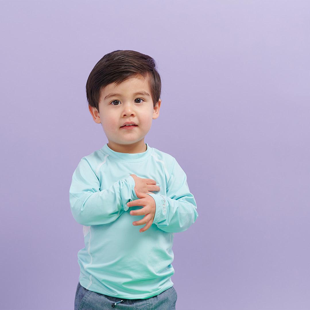Babiators UV Shirt - Blue/White-Tops-Blue/White-18-24m | Babiators UK