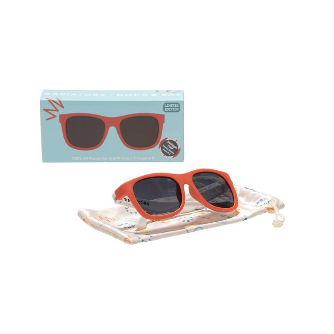 Babiators X Dock & Bay Original Navigator Sunglasses - Squiggle Face-Sunglasses-Squiggle-0-2y (Junior) | Babiators UK