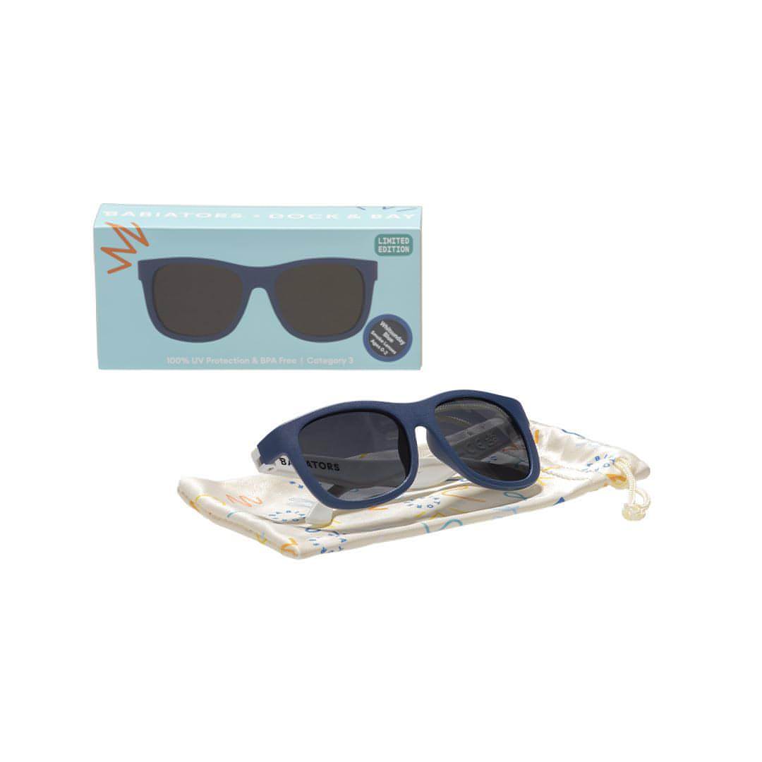 Babiators X Dock & Bay Original Navigator Sunglasses - Whitsunday Blue-Sunglasses-Whitsunday Blue-0-2y (Junior) | Babiators UK