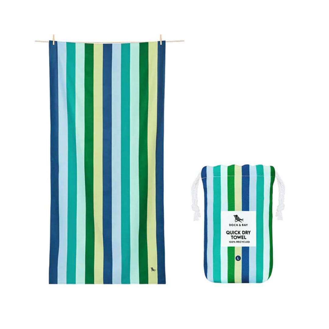 Dock & Bay Adults Beach Towel - Cool Lagoon