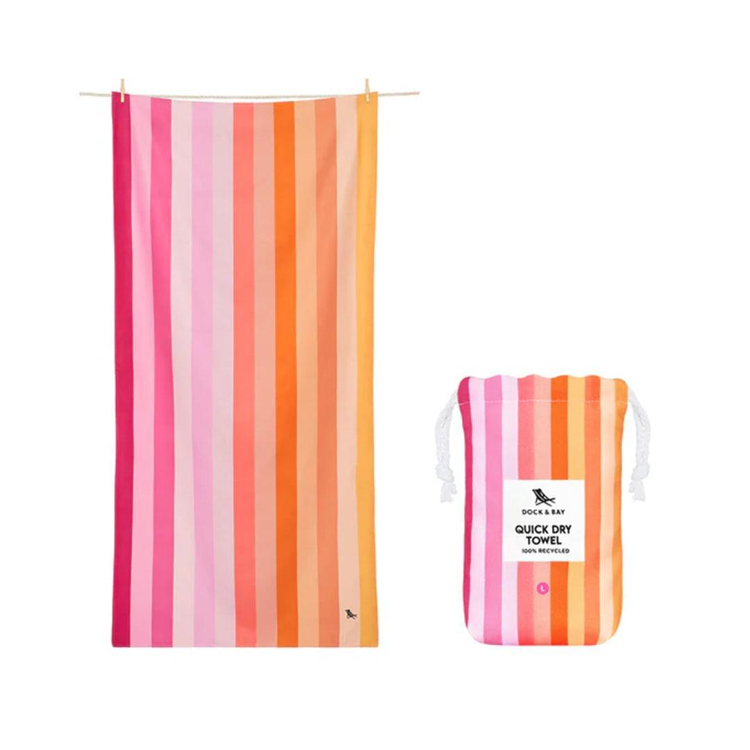 Dock & Bay Adults Beach Towel - Miami Sorbet