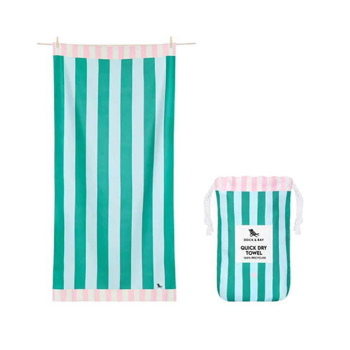 Dock & Bay Adults Beach Towel - Pastel Pier