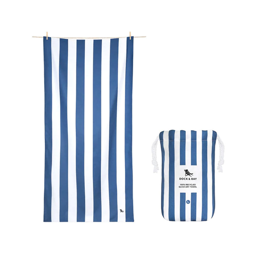 Dock & Bay Beach Towel - Whitsunday Blue