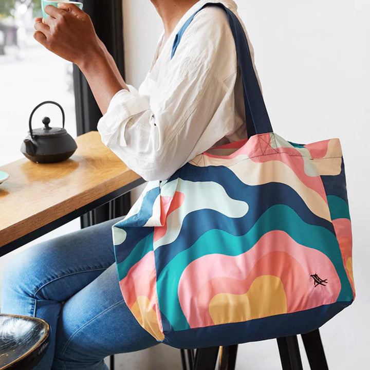 Dock & Bay Everyday Foldable Bag - Get Wavy