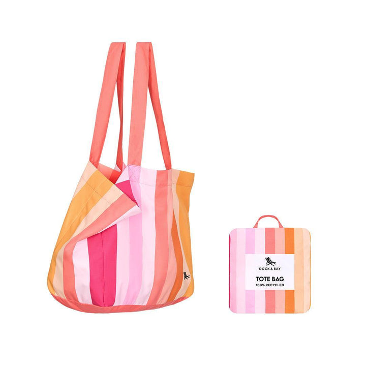 Dock & Bay Everyday Foldable Bag - Miami Sorbet-Changing Bags-5061011626127 | Babiators UK