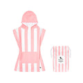Dock & Bay Kid's Beach Poncho - Malibu Pink-Ponchos-5061011621665 | Babiators UK